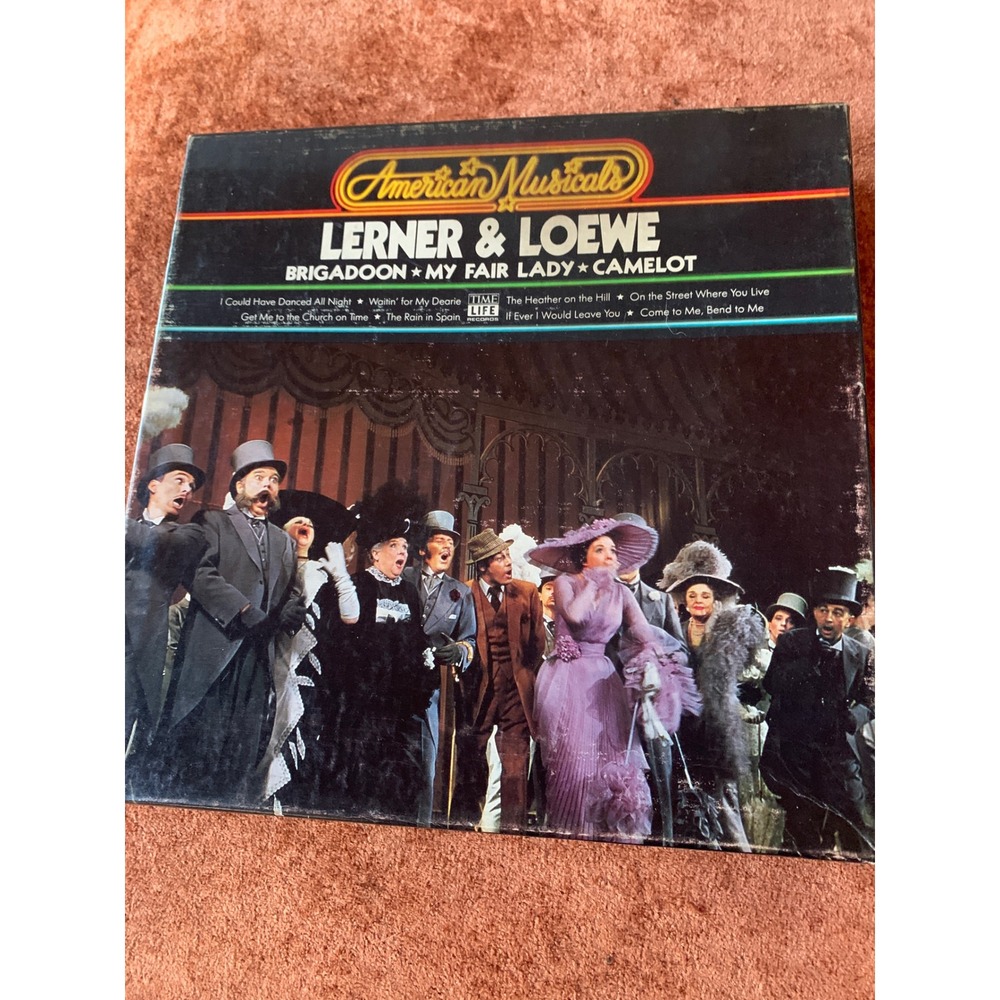 American Musicals Lerner & Loewe Time Life Set Brigadoon My Fair Lady Camelot 81